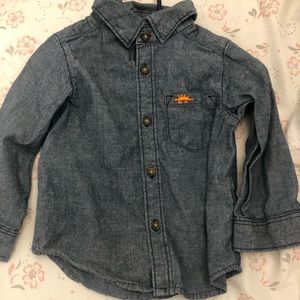 Little boys button up shirt